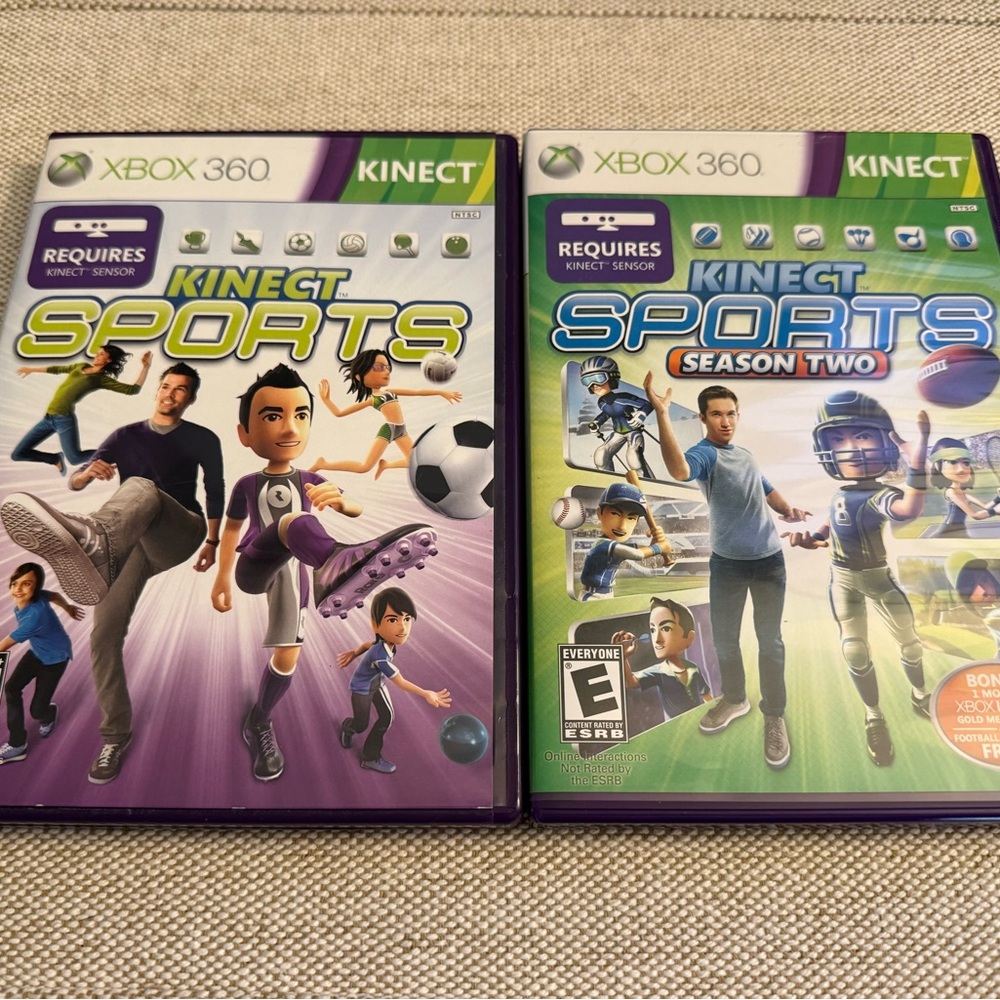 Xbox 360 Kinect Sports Bundle- Season 1 & 2
